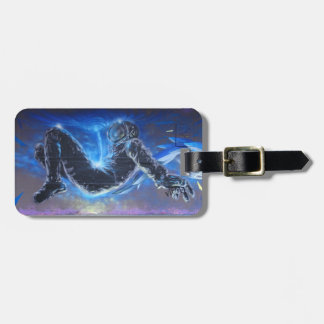 Graffiti Astronaut Hit By Tornado Luggage Tag