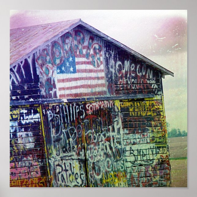 Graffiti Barn Poster (Front)