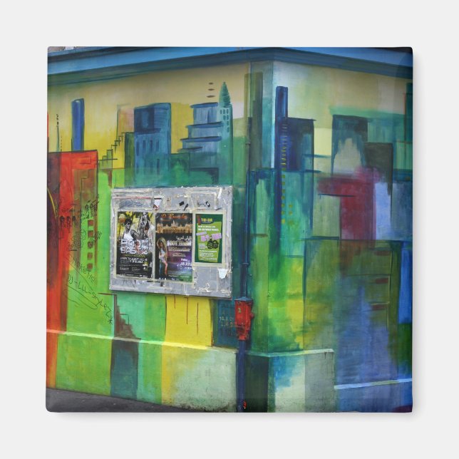 Graffiti, Basel, Switzerland Magnet (Front)