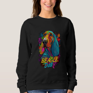 Graffiti Beagle Dad Mural Street Inspired Urban Be Sweatshirt