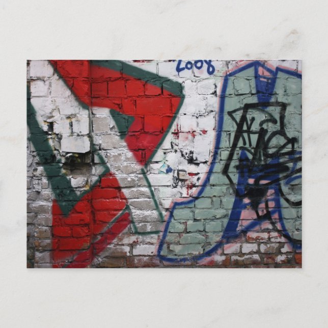 Graffiti, Berlin, Germany Postcard (Front)