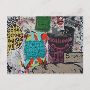 Graffiti, Berlin, Germany Postcard