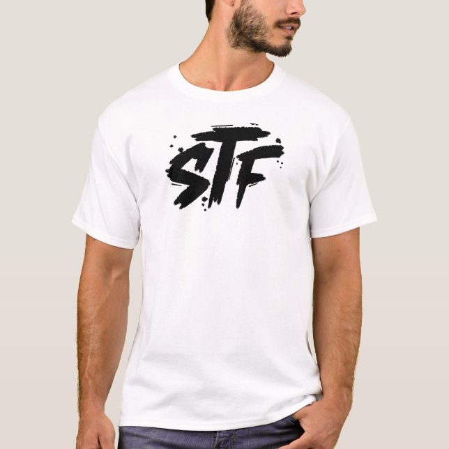 Graffiti Black Letter Style STF T-Shirt (Front)
