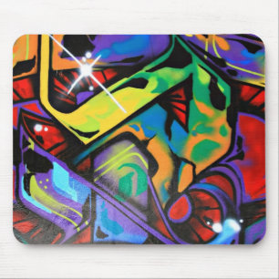GRAFFITI BLAZE MOUSE PAD