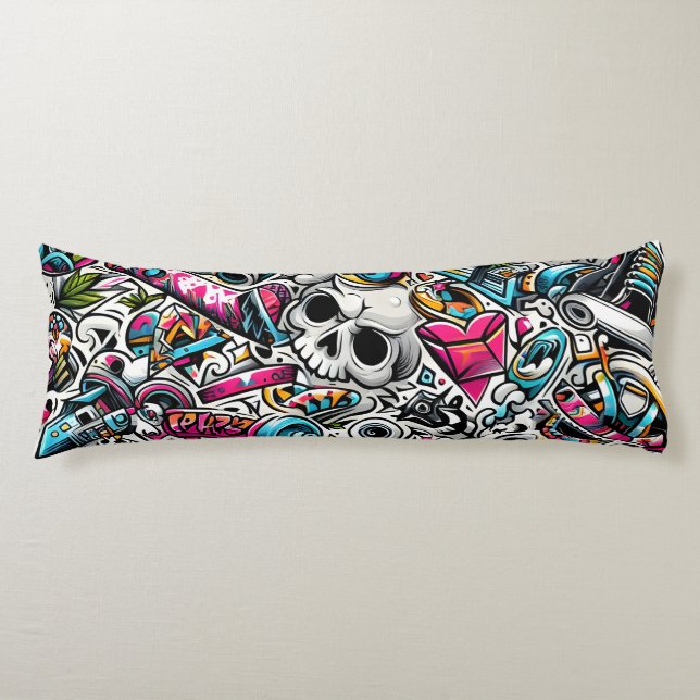 Graffiti  body cushion (Front)