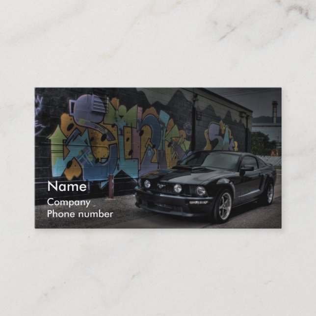 graffiti business card (Front)