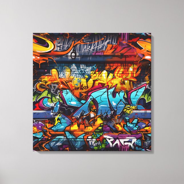 Graffiti Canvas Print (Front)