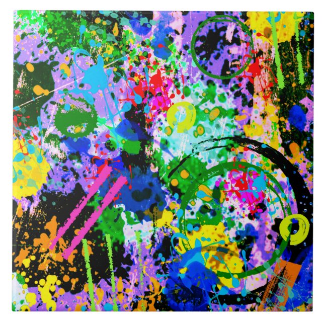 Graffiti Carnival 1 Tile (Front)