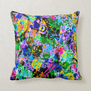 Graffiti Carnival Cushion