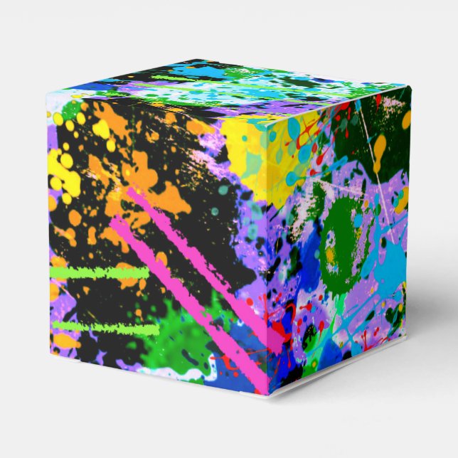 Graffiti Carnival Favour Box (Back Side)