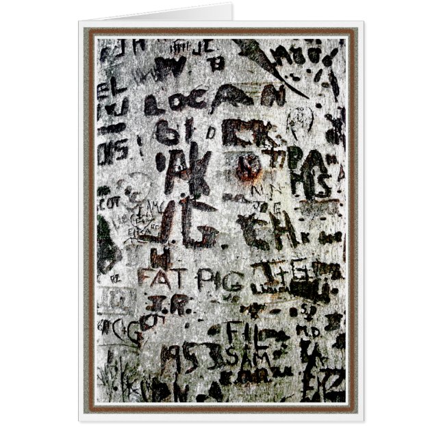 Graffiti Carvings (Front)