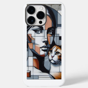 Graffiti Cat Lady iPhone 14 Pro Max Case