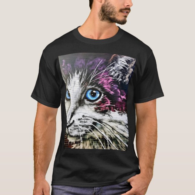 Graffiti Cat T-Shirt (Front)