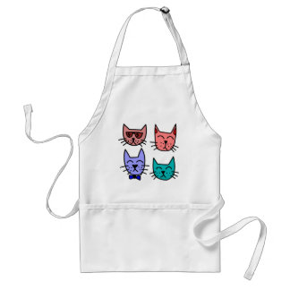 Graffiti Cats Standard Apron