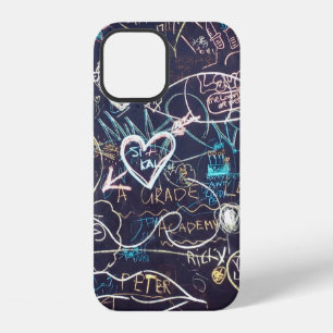 Graffiti chalkboard blackboard love iPhone 12 case
