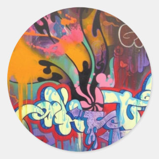 Graffiti Classic Round Sticker
