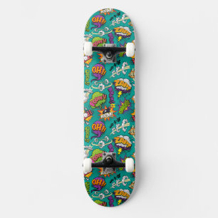 Graffiti comic with bright elements Skateboard 