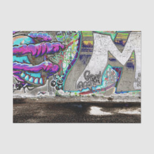 Graffiti Cool Urban Street Grunge Wall Art Tissue Paper