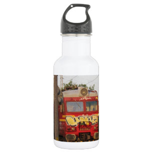 Graffiti Covered Train 532 Ml Water Bottle