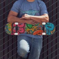 Graffiti Covered Urban Wall Unisex