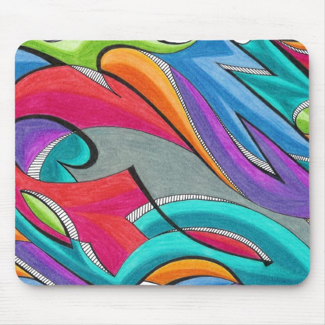 Graffiti | Customisable Mouse Pad (Front)