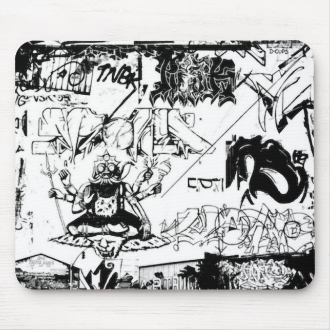 Graffiti Delight Mouse Pad (Front)