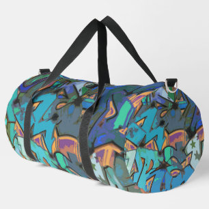 Graffiti Design Duffel Bag