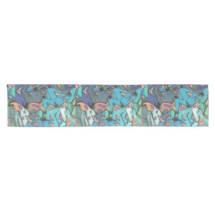 Graffiti Design Table Runner