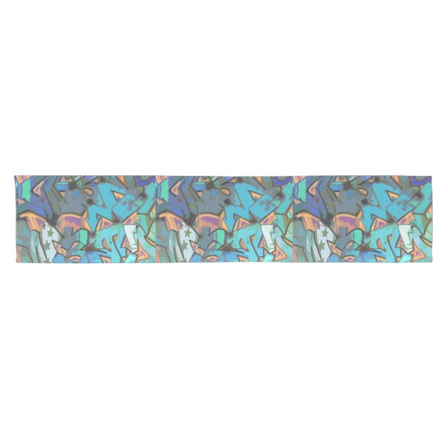 Graffiti Design Table Runner (Horizontal)