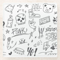 Graffiti Doodles: Punk Music Scribble