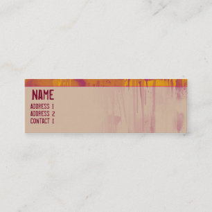 GRAFFITI DRIP 1 MINI BUSINESS CARD