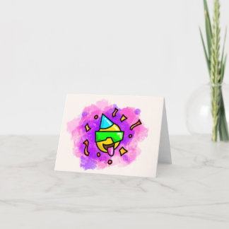 Graffiti Emoji Birthday Card