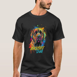 Graffiti English Mastiff Dad Mural Street Art Mast T-Shirt