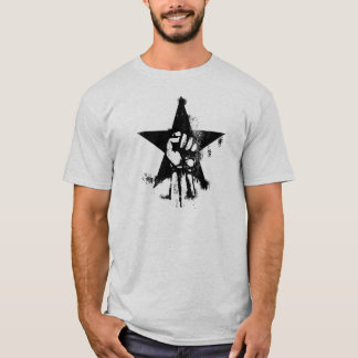 Graffiti esque Power Fist with Star T-Shirt
