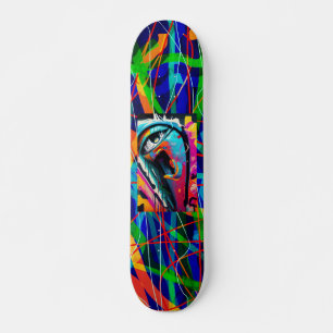 Graffiti Eye, 7 3/4" Skateboard Deck