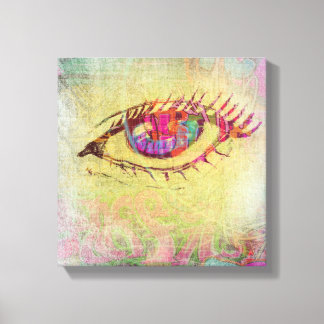 Graffiti Eye Canvas Print