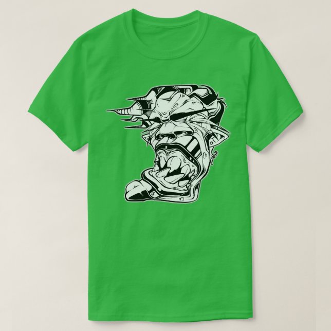Graffiti Face 1 T-Shirt (Design Front)