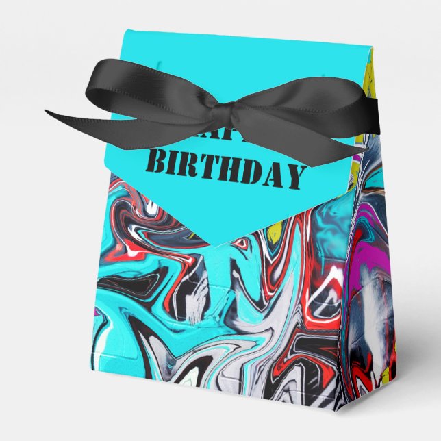 Graffiti Favour Box (Front Side)