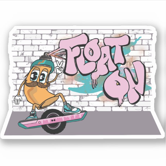 Graffiti Float Sticker (Front)