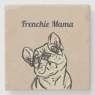 Graffiti French bulldog Stone Coaster