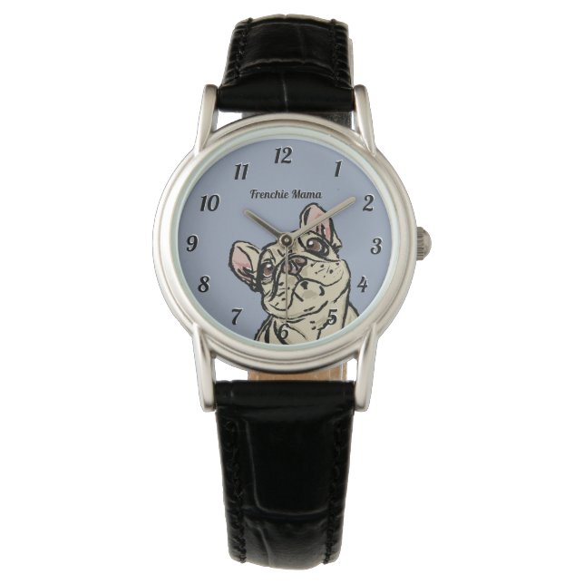 Graffiti French bulldog Watch (Front)