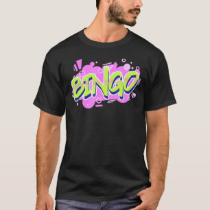 Graffiti Fun Bingo Bingo Game Night T-Shirt