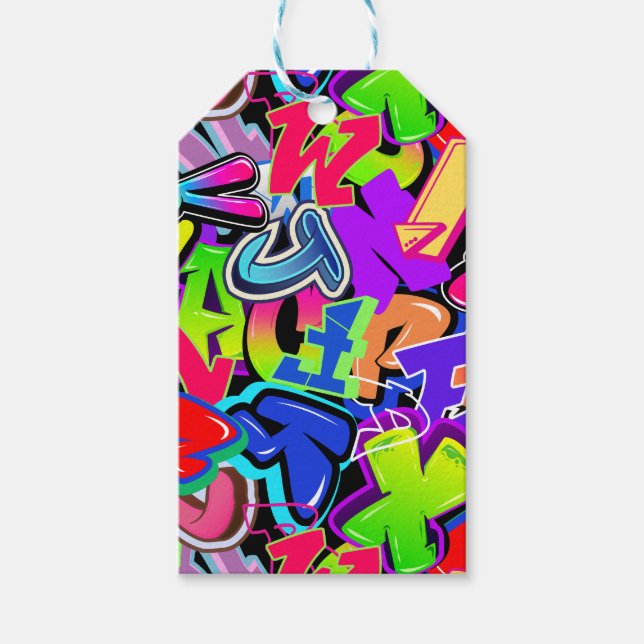 Graffiti Gift Tags (Front)
