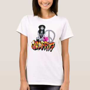 Graffiti Girl: Banksy Inspired T-Shirt