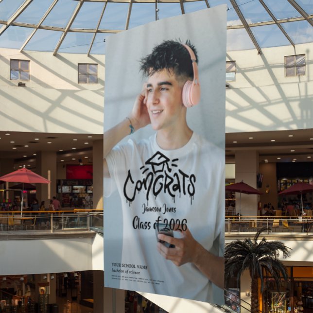 Graffiti Graduate | Custom Photo Graduation Sign (Creator Uploaded)