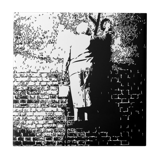 Graffiti Grandma Tile (Front)