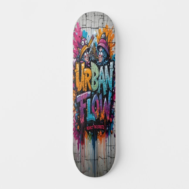Graffiti Grind Deck Edition 2 Skateboard (Front)