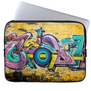 Graffiti, Grundarfjordur, Iceland Laptop Sleeve