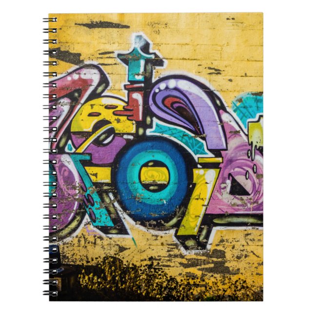 Graffiti, Grundarfjordur, Iceland Notebook (Front)