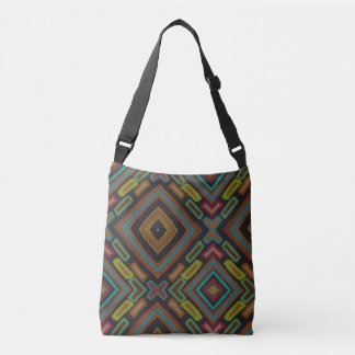 Graffiti Grunge Colourful Pattern Crossbody Bag